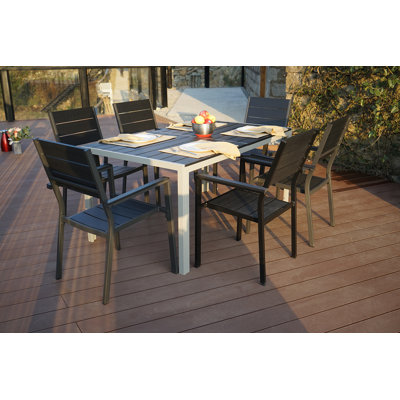Coolmen Outdoor Patio Indoor Dining Table 35.6
