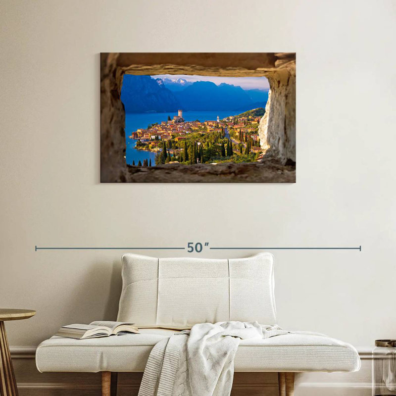 Ravi vue de Malcesine, H 24 po x l 36 po