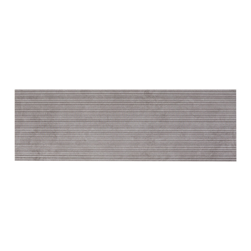 Rhetoric 8" x 24" Porcelain Stone Look Wall & Floor Tile, Eloquent Gray