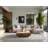 Soft Plush Etamin Hanukkah Modern & Contemporary Abstract Area Rug in Gray – Gray Binding-1884661250