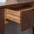 Black Walnut Color Rectangular Solid Wood desks-107376470
