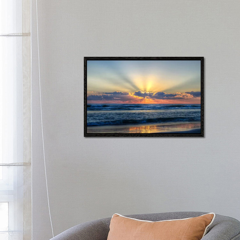 Chuck Burdick - Print on Canvas, 66.04 cm H x 45.72 cm W, Black Floater Framed