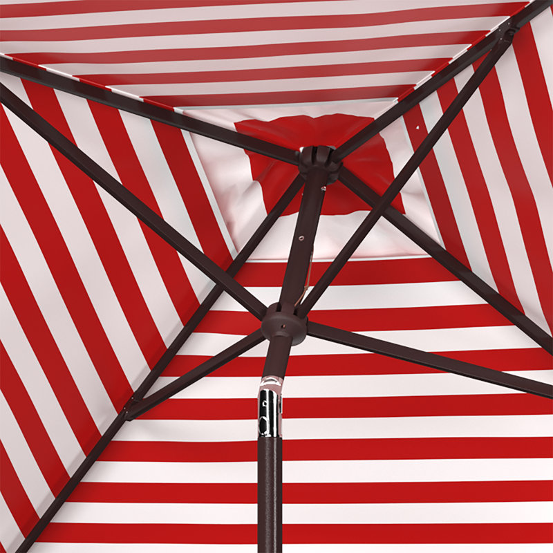 Parasol de marché carré 7,5 pi Toucha, Rouge