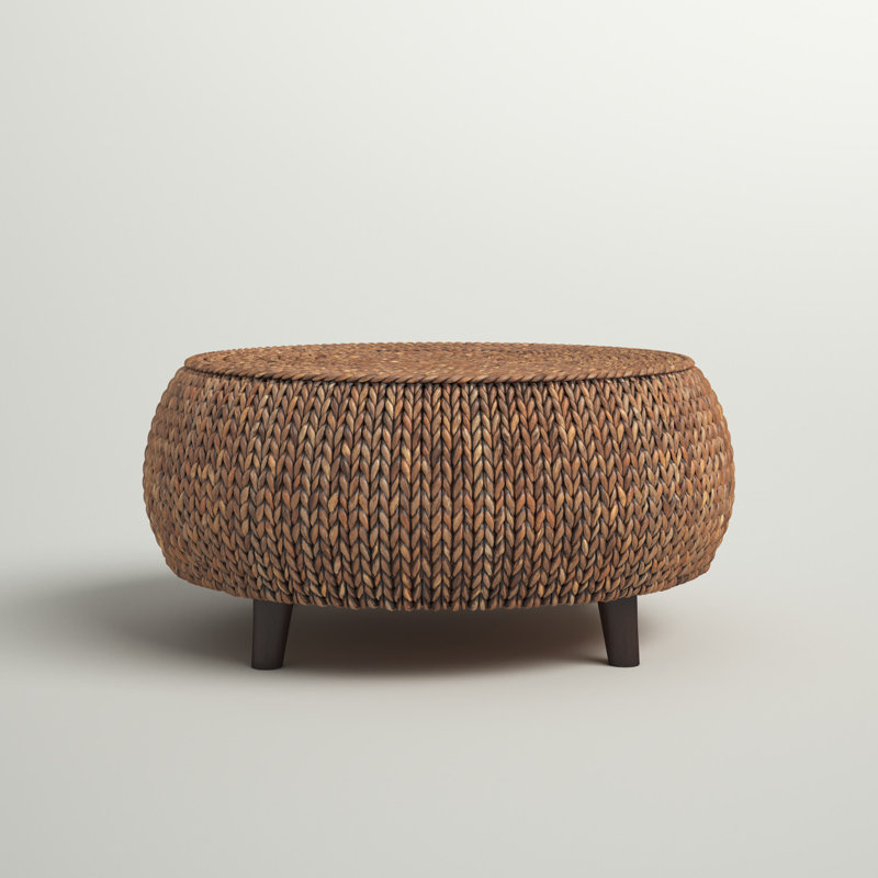 Northside Single Coffee Table, Gold Patina