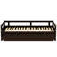 Lit de jour extensible avec couchette, lit de jour en bois pour un espace de couchage supplémentaire et décoration intérieure polyvalente