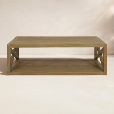 Coastal Teak 60" Teak Patio Table