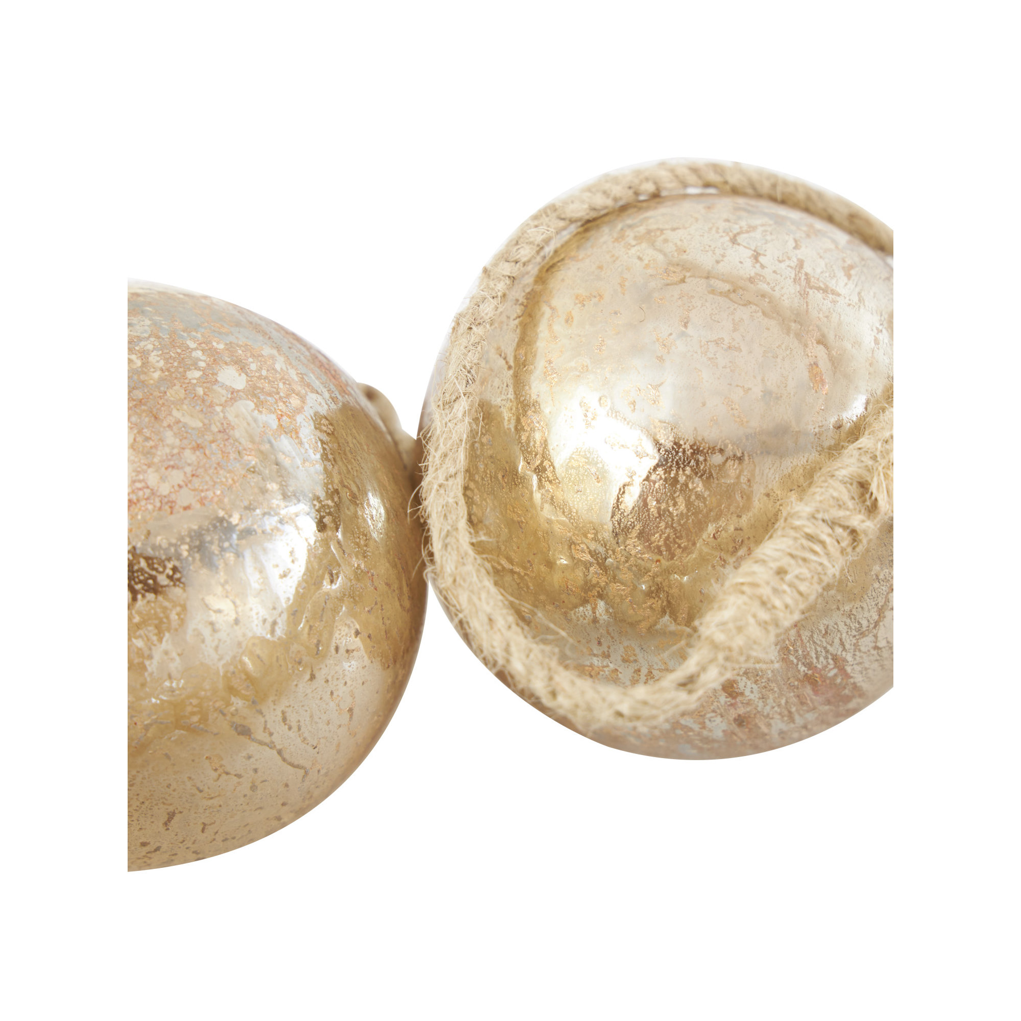 Pearl Glass Garland, Brown, 91" L