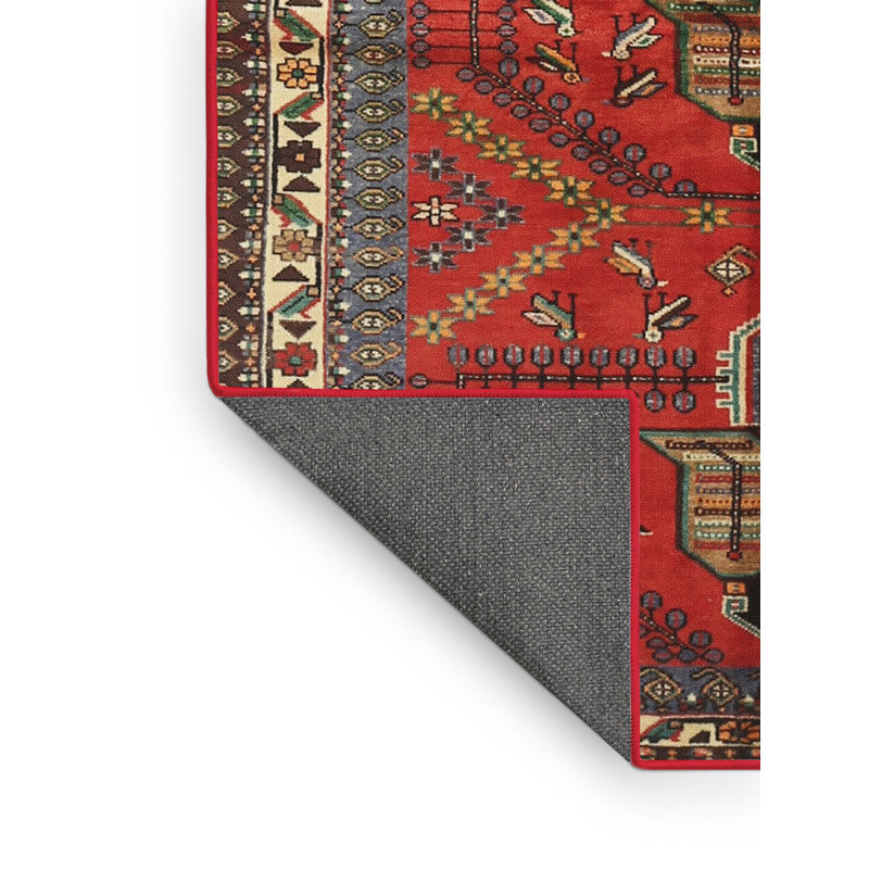 Tapis rouge à motif sud-ouest, Rectangle 8 pi x 10 pi