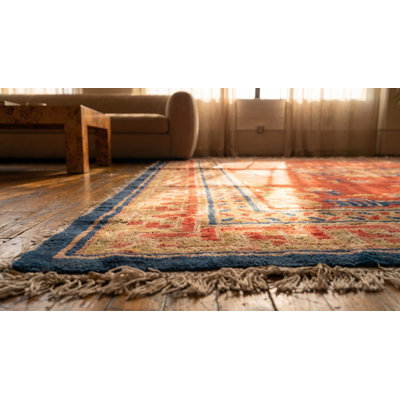 Tapis chinois antique en laine Baotou