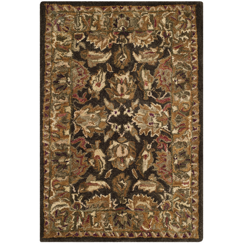 Tingley Hand Tufted Wool Pile Oriental Rug, Rectangle 2' x 3'