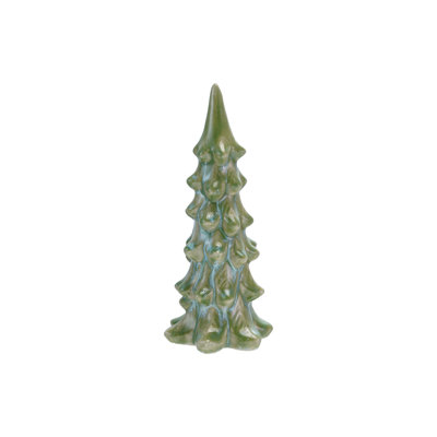 Stoneware Tree In Reactive Glaze