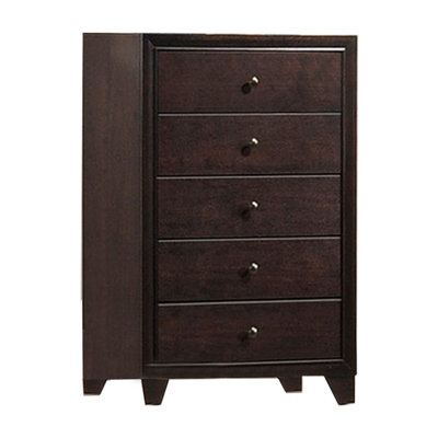 Alkire Solid Wood 31 " W 5 - Drawer Dresser