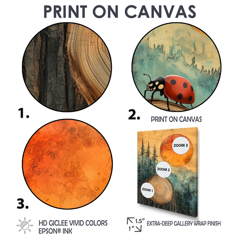 Peoa - Animals Canvas Prints, 44" H x 34" W, Single Picture Framed Print, Gold