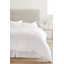 Parker White 100% Cotton 300 TC Modern & Contemporary 3 Piece Duvet Cover Set-21066362-124928023-124928027