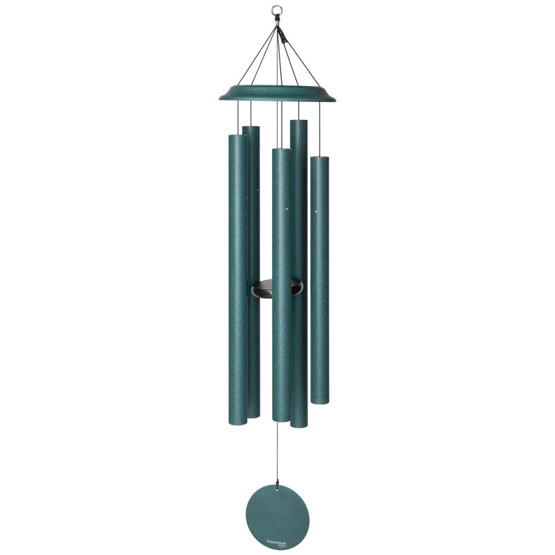 Shenandoah Melodies Aluminum Wind Chime, H 59 po x l 14 po x P 14 po, Vert
