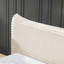 Upholstered Bed Frameand Velvet Fabric,Grounded Platform Bed With Decorative Curved Headboard And Solid Wood Frame, No Box Spring Required-1957778491