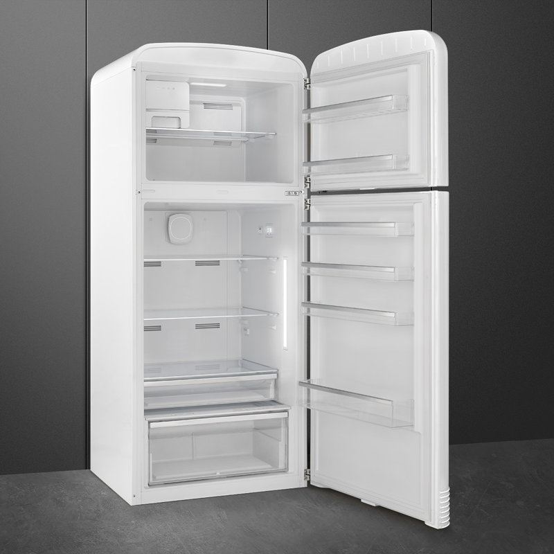 32" Smeg Fab Retro Refrigerator, White, Right Handed