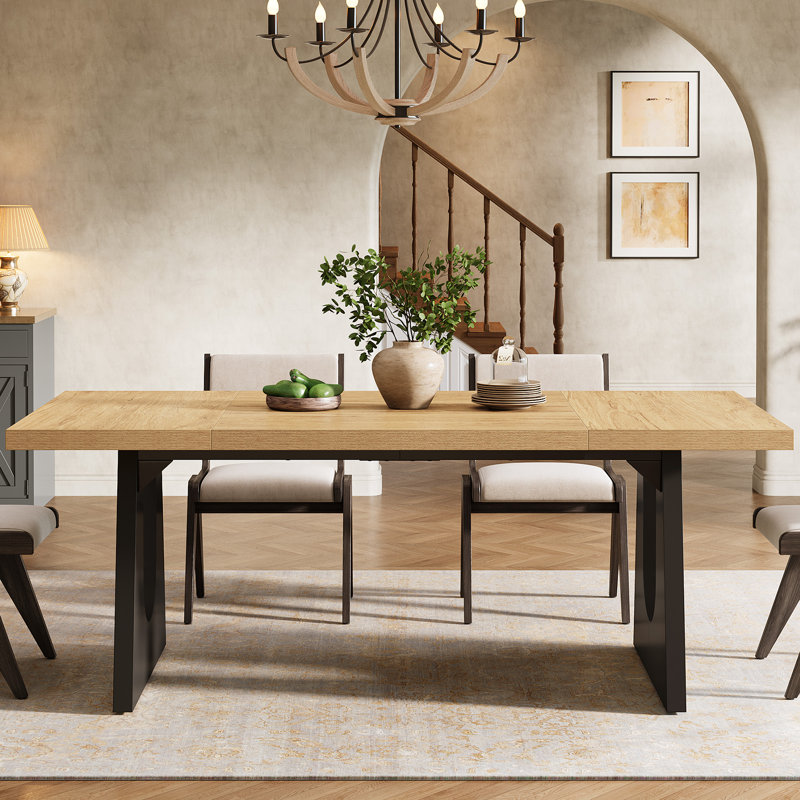 Dining Table, Oak, Black