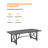 Outdoor Dining Table for 8, Aluminum Patio Dining Table with 2.2" Umbrella Hole, Extra-Large 8 Person Rectangular Outdoor Patio Table for Deck, Garden, Porch, Poolside