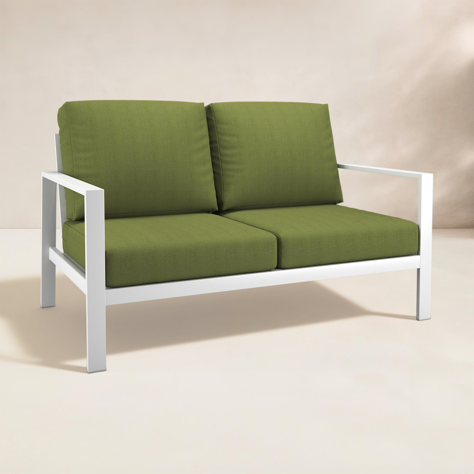 Townsend 55" Sunbrella® Patio Loveseat, Spectrum Cilantro