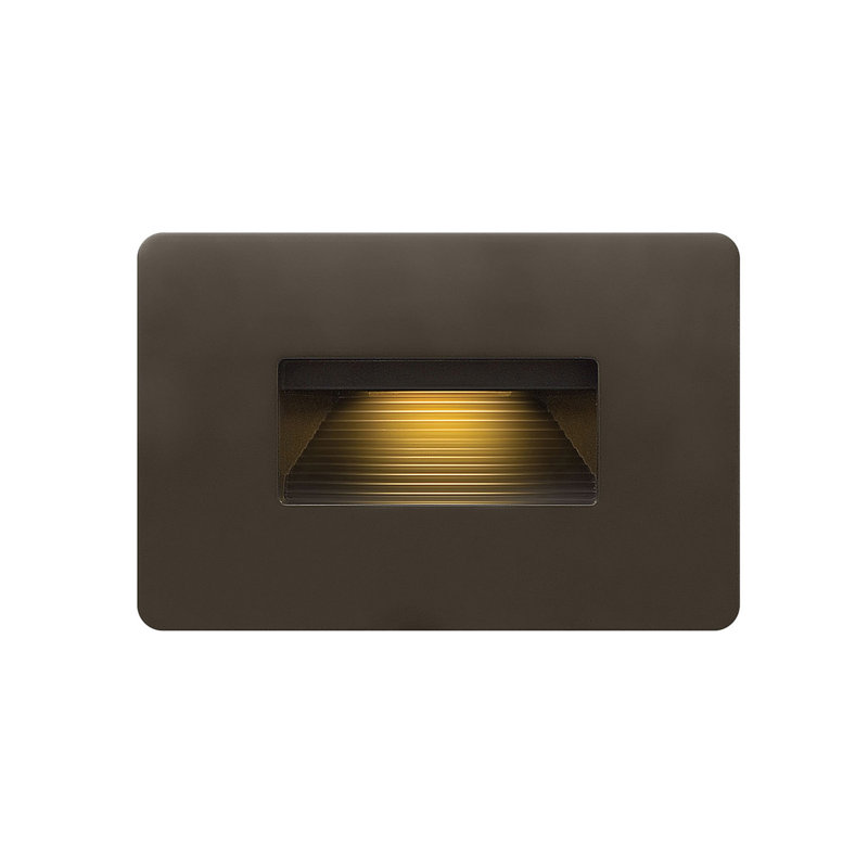 Luna Line Voltage Integrated LED Step Light, 3000K, Bronze