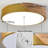 Drexton Wood LED Flush Mount Ceiling Light-1369691306