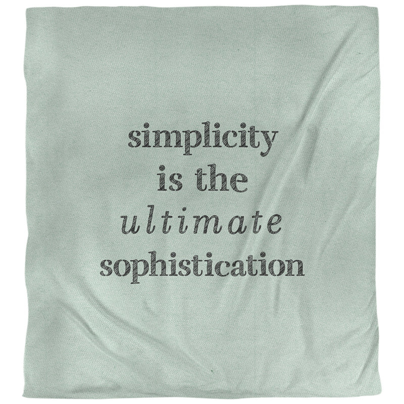Housse de couette simple et sophistiquée quote, Housse de couette pour très grand lit, Vert / noir