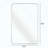 Rectangular Metal Framed Bathroom Mirror-1025449260-1025449250-1025449690