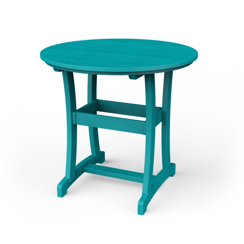 Table de bar Stella, Bleu Aruba, H 42 po x l 42 po x P 42 po