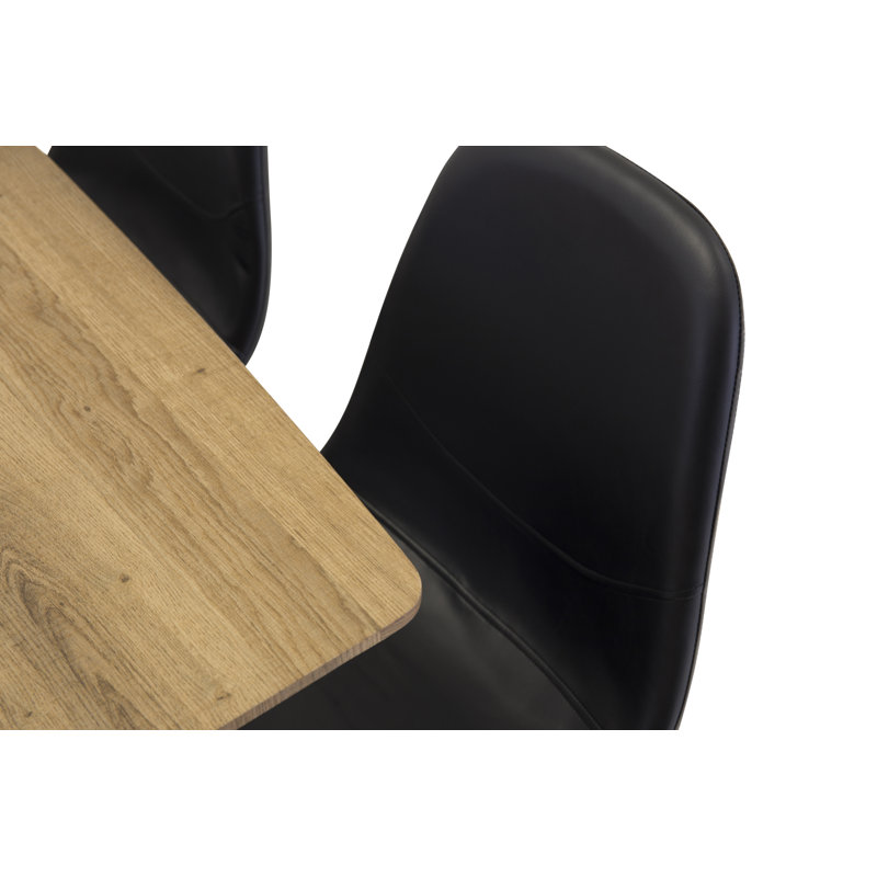 Nevis Butterfly Leaf Dining Set, Black