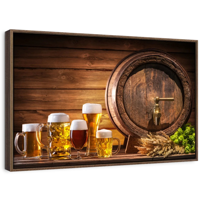 Yarlin Beer Barrel, 17" H x 25" W