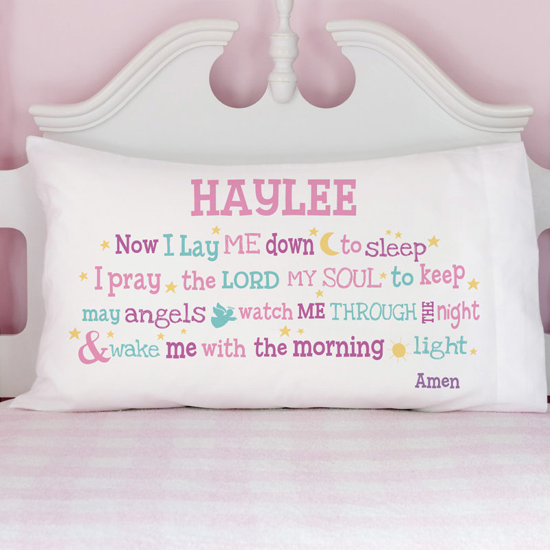 Pillowcase, Pink/Turquoise/Yellow/Purple, Yes