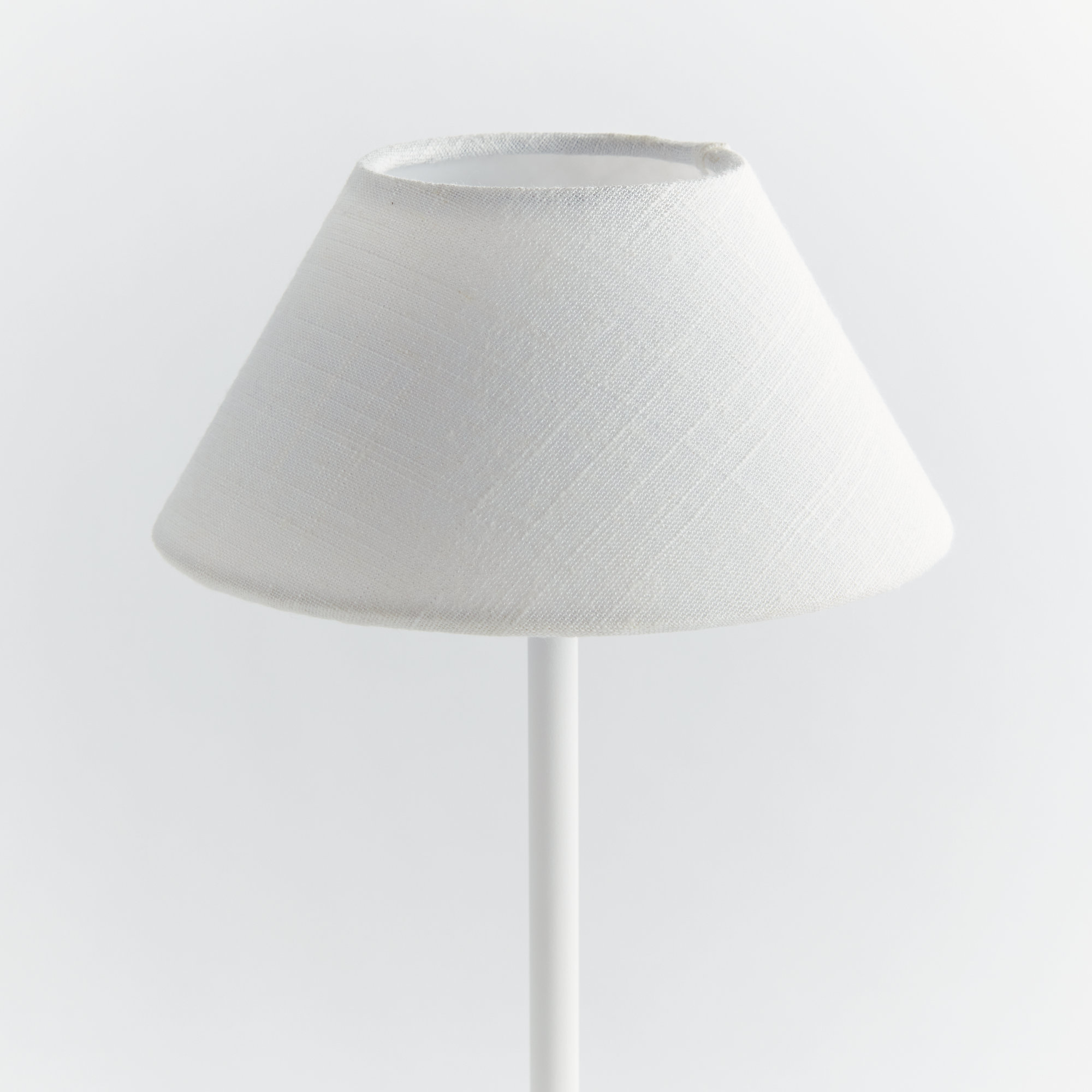 Indoor/Outdoor Lenin Shade CORDLESS LED LAMP, White, 14'' H x 6'' W x 6'' D, White