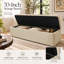 Banc de rangement moderne rembourré de 70 pouces-1887539210