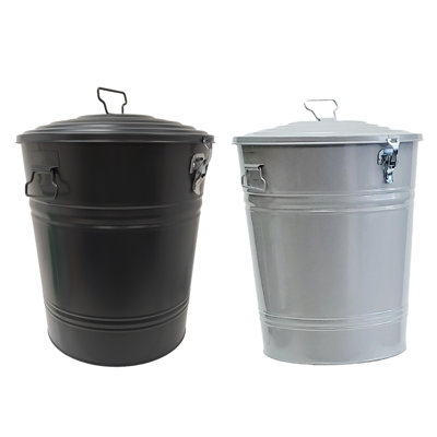 Verona Metal Trash Can