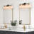 Nayomee Dimmable Black/Brass Rectangle Vanity Light-392119511