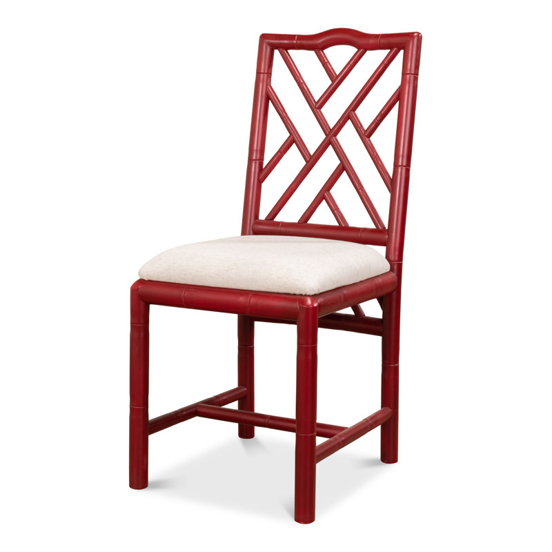 Upholstered Dining Chair, Red