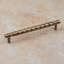 Antique Brass Diamond Textured T-Bar Handles-128949568