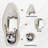 Gizella Fabric Frame Mirror-361343962-361343963