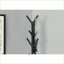 Portemanteaux, H 70 po en métal industriel moderne avec 8 crochets | Noir | Métal