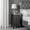 Alexa Chic Slimline 3 Drawer Mirrored Bedside Table