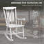 Chaise berçante en bois massif Tamicka-582181779