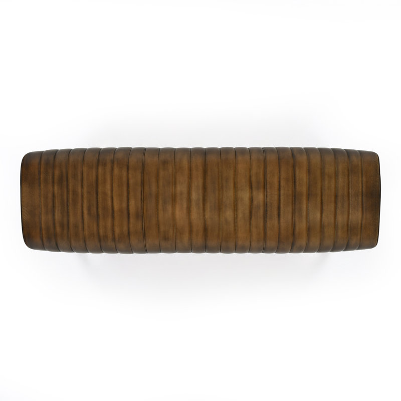 Leather Upholstered Bench