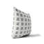 Dash Ivory Charcoal Throw Pillow-107807946