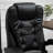 BEIMO 7-Point Vibrating Massage Executive Recliner Deep Black Faux Leather for Home Office-1498343768