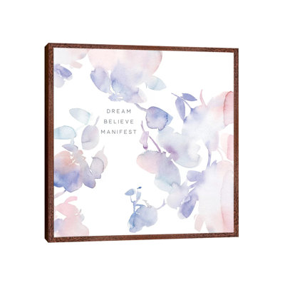Dream Believe Manifest by Stephanie Ryan - Painting on Canvas