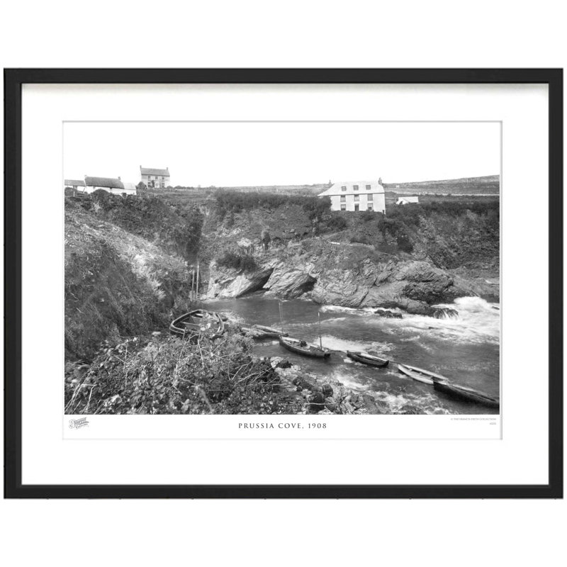 Prussia Cove, 1908 - Single Picture Frame Print, 40cm H x 50cm W x 2.3cm D