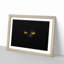 Eyes of a Cat in Abstract - Picture Frame Graphic Art Print-55726660-55726661