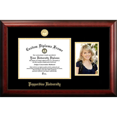 Brown Wood Embossed Picture Frame