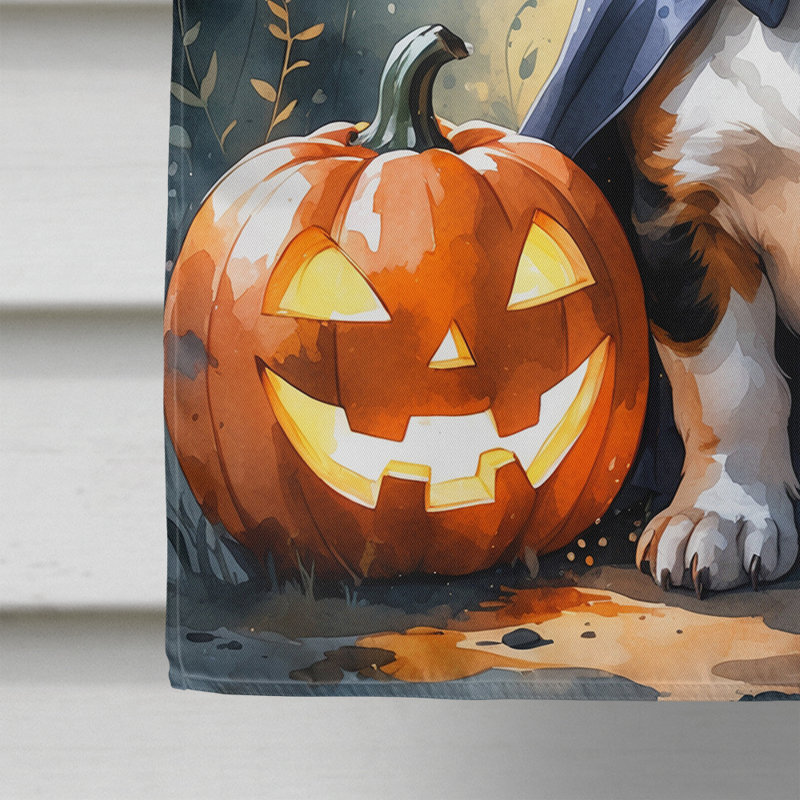 Drapeau de chiot Halloween House, Basset hound
